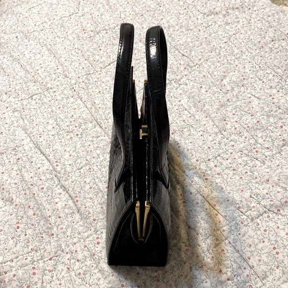 Vintage 60’s Malaysia Reptile House Crocodile Handbag - Picture 9 of 11